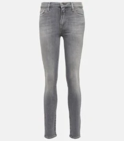 7 For All Mankind Mid-Rise Skinny Jeans Slim Illusion