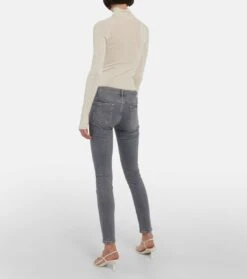 7 For All Mankind Mid-Rise Skinny Jeans Slim Illusion -7 For All Mankind P00747498 b2