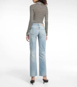 7 For All Mankind Mid-Rise Straight Jeans Ellie -7 For All Mankind P00748182 b2