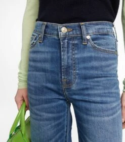 7 For All Mankind High-Rise Flared Jeans Modern Dojo -7 For All Mankind P00751068 d1