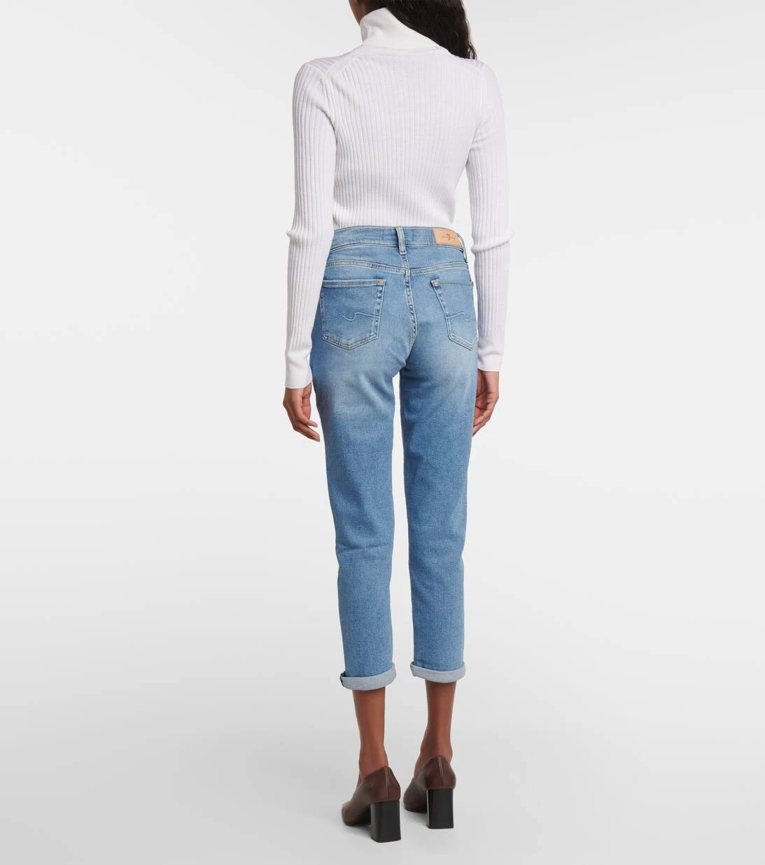 7 For All Mankind Mid-Rise Slim Jeans Josefina 4 7 For All Mankind Mid-Rise Slim Jeans Josefina – Bild 3