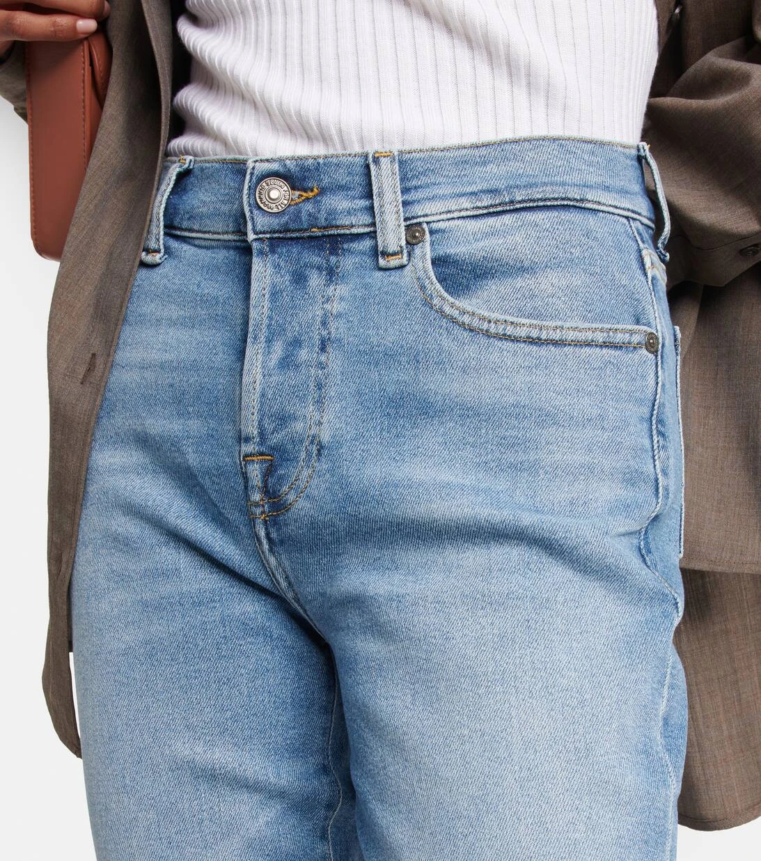 7 For All Mankind Mid-Rise Slim Jeans Josefina 5 7 For All Mankind Mid-Rise Slim Jeans Josefina – Bild 4