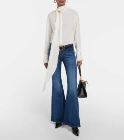 7 For All Mankind Low-Rise Flared Jeans Soho -7 For All Mankind P00778638 b1