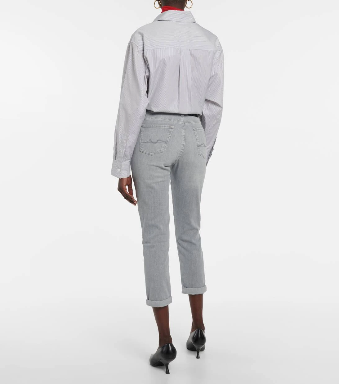 7 For All Mankind Mid-Rise-Jeans Josefina 5 7 For All Mankind Mid-Rise-Jeans Josefina – Bild 3