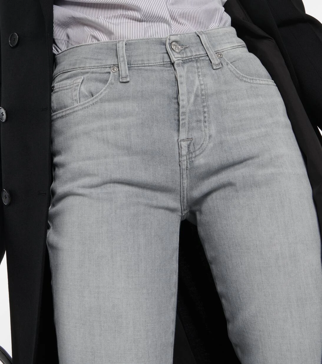 7 For All Mankind Mid-Rise-Jeans Josefina 6 7 For All Mankind Mid-Rise-Jeans Josefina – Bild 4