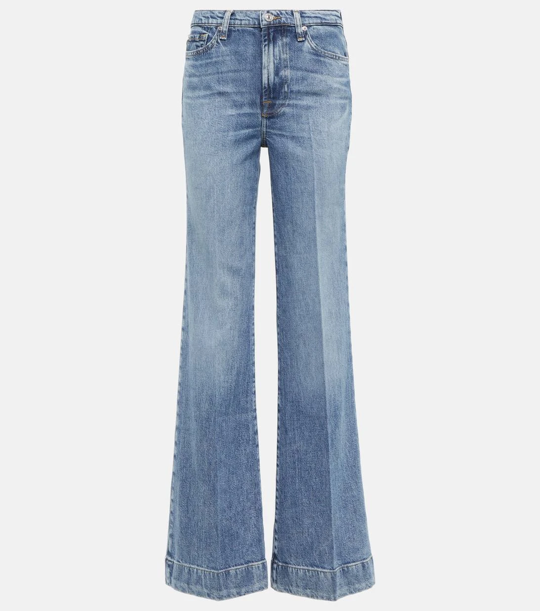 7 For All Mankind Mid-Rise Straight Jeans 3 7 For All Mankind Mid-Rise Straight Jeans