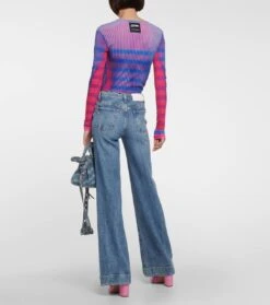 7 For All Mankind Mid-Rise Straight Jeans 10 7 For All Mankind Mid-Rise Straight Jeans -7 For All Mankind P00778692 b2