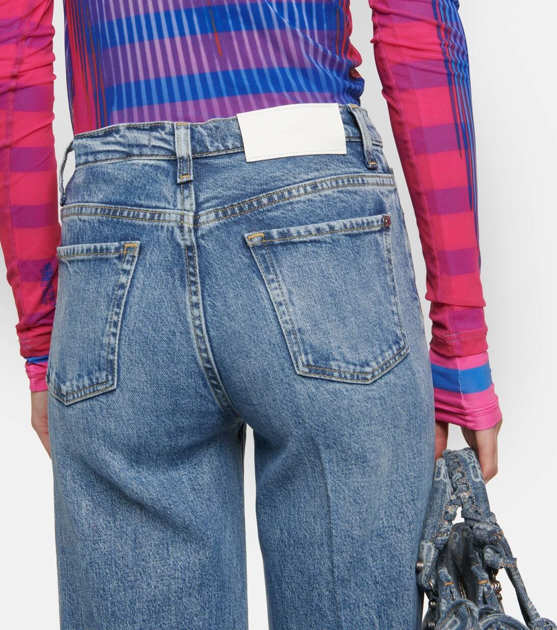 7 For All Mankind Mid-Rise Straight Jeans 8 7 For All Mankind Mid-Rise Straight Jeans – Bild 6