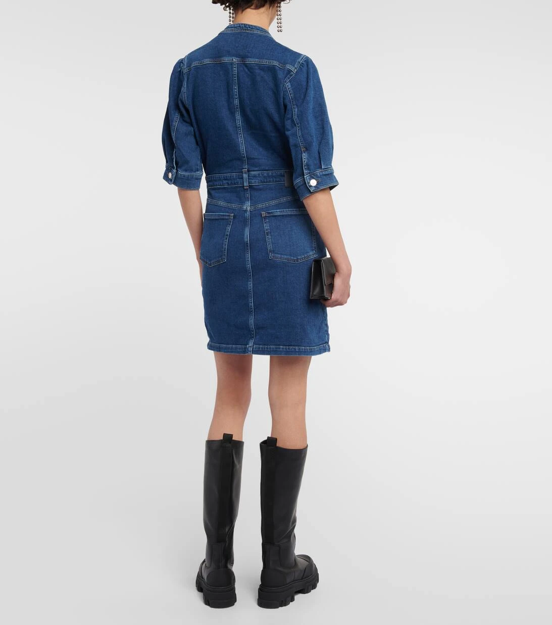 7 For All Mankind Minikleid Marina Aus Denim 5 7 For All Mankind Minikleid Marina Aus Denim – Bild 3