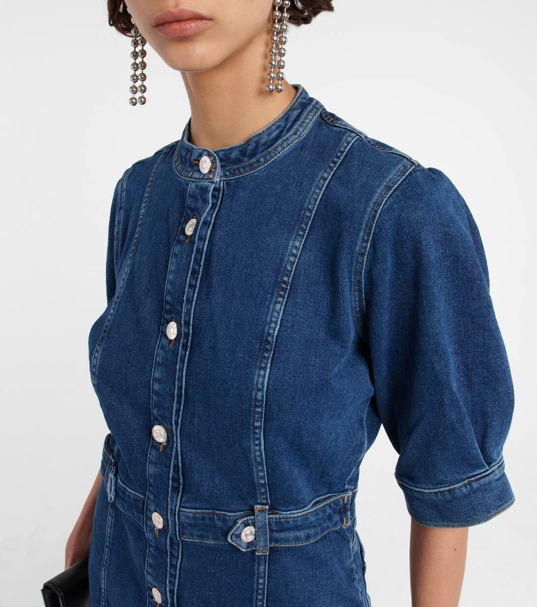 7 For All Mankind Minikleid Marina Aus Denim 6 7 For All Mankind Minikleid Marina Aus Denim – Bild 4