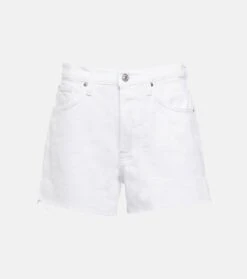 7 For All Mankind High-Rise Jeansshorts Ruby