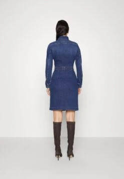 7 For All Mankind LUXE DRESS SOLUTION - Jeanskleid - Dark Blue -7 For All Mankind a69ecf9ea4904e3881d4a9f751872d3c