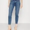 7 For All Mankind ROXANNE ANKLE LUXVINIMP - Jeans Skinny Fit - Mid Blue -7 For All Mankind b273b490512a40bf870614e680f4cfb8