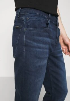 7 For All Mankind SLIMMY LUXE PERFORMANCE - Jeans Straight Leg - Dark Blue -7 For All Mankind b31d0a76ace94a2ab86bb6de47941e0d