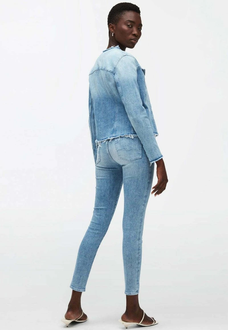 7 For All Mankind GIACCA SLIM ILLUSION BLISSFUL AZZURRO - Jeansjacke - Denim 5 7 For All Mankind GIACCA SLIM ILLUSION BLISSFUL AZZURRO - Jeansjacke - Denim – Bild 3