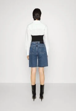 7 For All Mankind ANDY SHORTS BLAZE - Jeans Shorts - Mid Blue -7 For All Mankind b726828c2c22476a81725244887aeb27