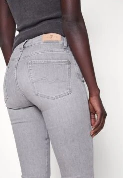 7 For All Mankind ROXANNE ANKLE - Jeans Skinny Fit - Grey -7 For All Mankind bd859502da5d4634b94700092c94631b
