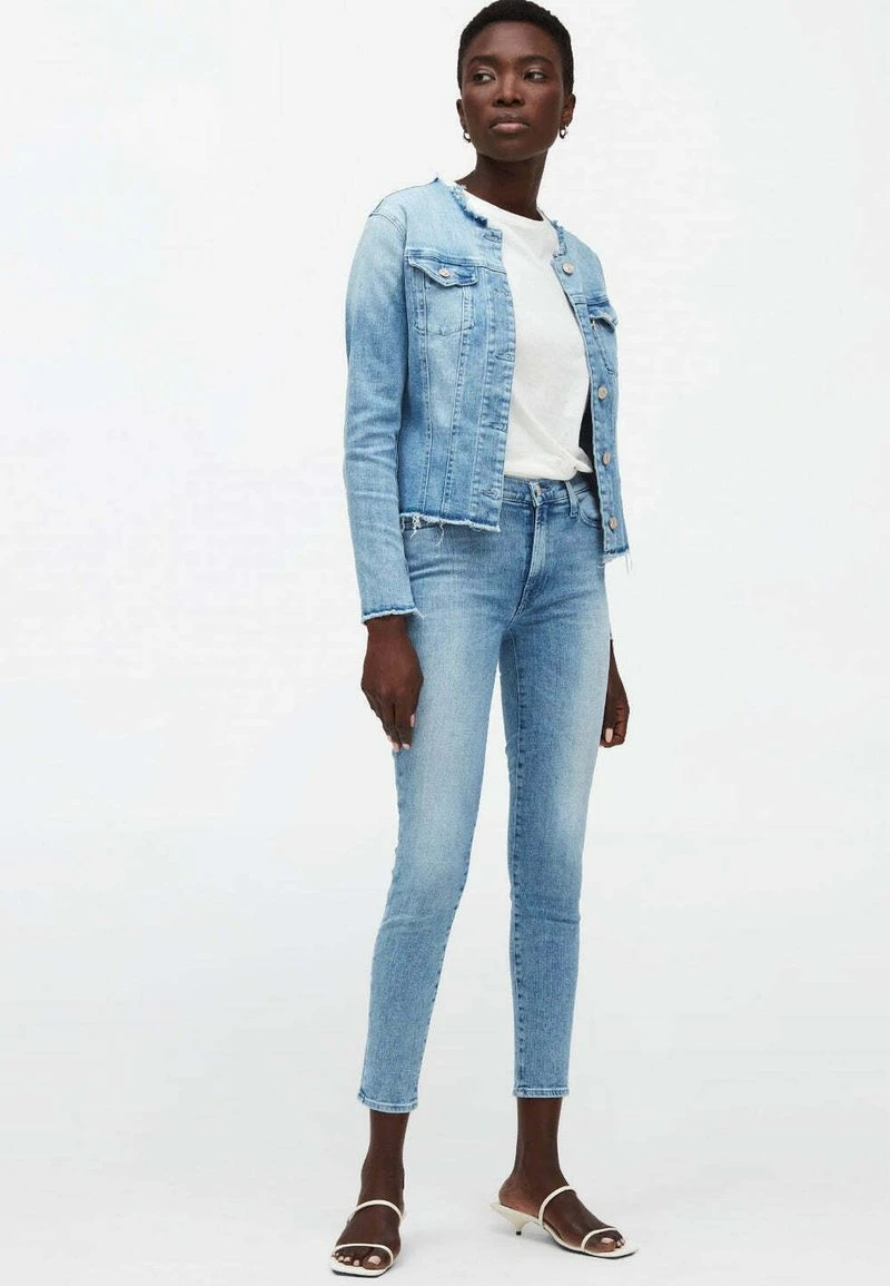 7 For All Mankind GIACCA SLIM ILLUSION BLISSFUL AZZURRO - Jeansjacke - Denim 4 7 For All Mankind GIACCA SLIM ILLUSION BLISSFUL AZZURRO - Jeansjacke - Denim – Bild 2