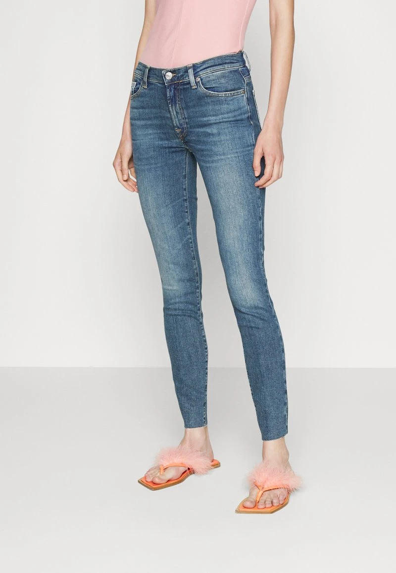 7 For All Mankind SKINNY ÍLLUSION STRIDE - Jeans Skinny Fit - Light Blue 3 7 For All Mankind SKINNY ÍLLUSION STRIDE - Jeans Skinny Fit - Light Blue