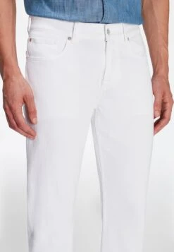 7 For All Mankind Jeans Straight Leg - White -7 For All Mankind e7fe943a116c43f7a1ca82df27adf70e