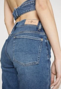 7 For All Mankind ROXANNE ANKLE LUXVINIMP - Jeans Skinny Fit - Mid Blue -7 For All Mankind e93ba45f815742dd8702a9383d14aab4