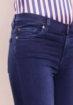 7 For All Mankind HIGHTWAIST - Jeans Skinny Fit - Indigo -7 For All Mankind ed6a0d60e3ba4f7aa71fb033504a5f35
