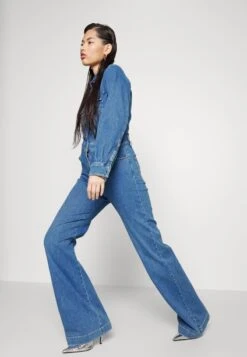 7 For All Mankind LUXE WIND - Jumpsuit - Light Blue -7 For All Mankind edc278f6337b422b8027f0bd35f3ae83
