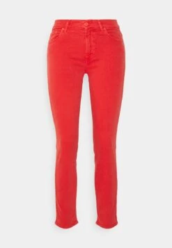 7 For All Mankind ROXANNE ANKLE COLORED STRETCH - Stoffhose - Red -7 For All Mankind f282ecba2fc942e6abe34724344a86a5