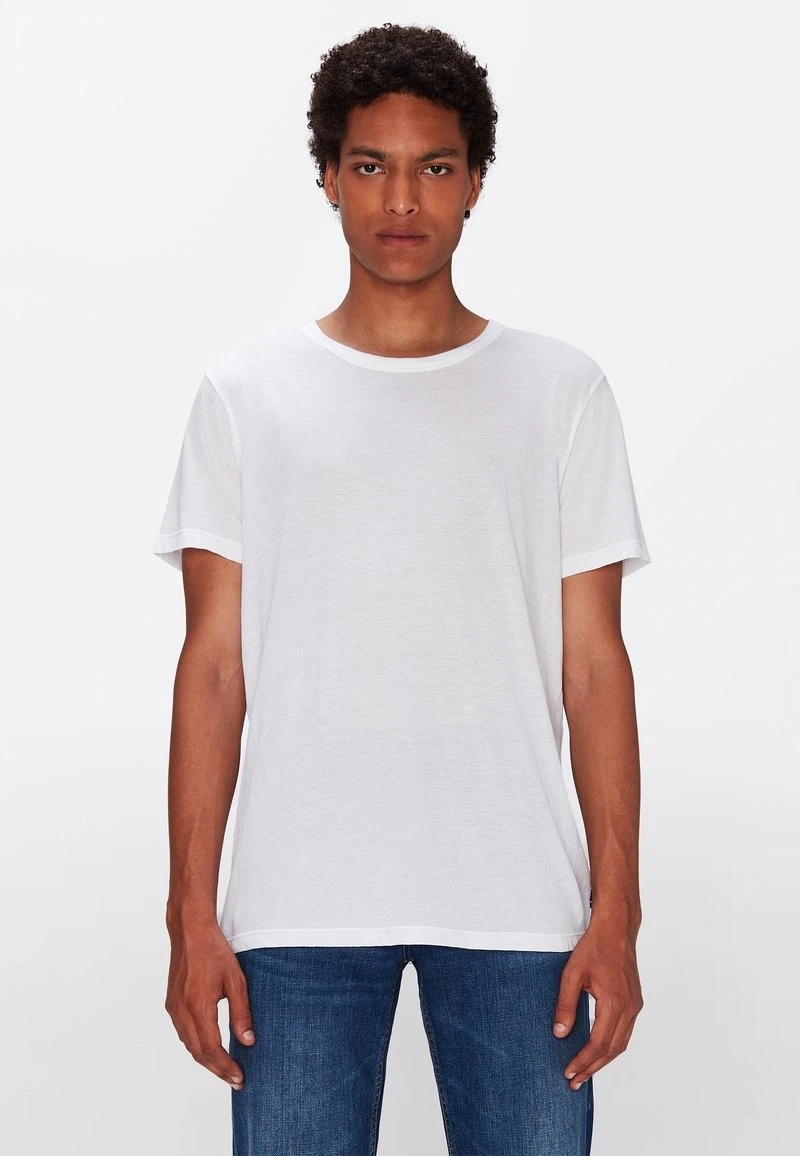 7 For All Mankind FEATHERWEIGHT - T-Shirt Basic - White 3 7 For All Mankind FEATHERWEIGHT - T-Shirt Basic - White