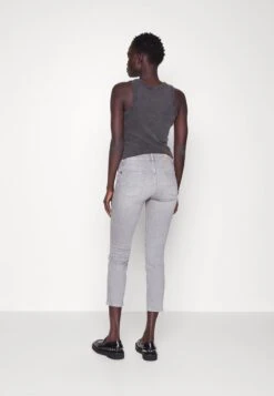 7 For All Mankind ROXANNE ANKLE - Jeans Skinny Fit - Grey -7 For All Mankind f5acc5f9945947f09b209cb849a2622c
