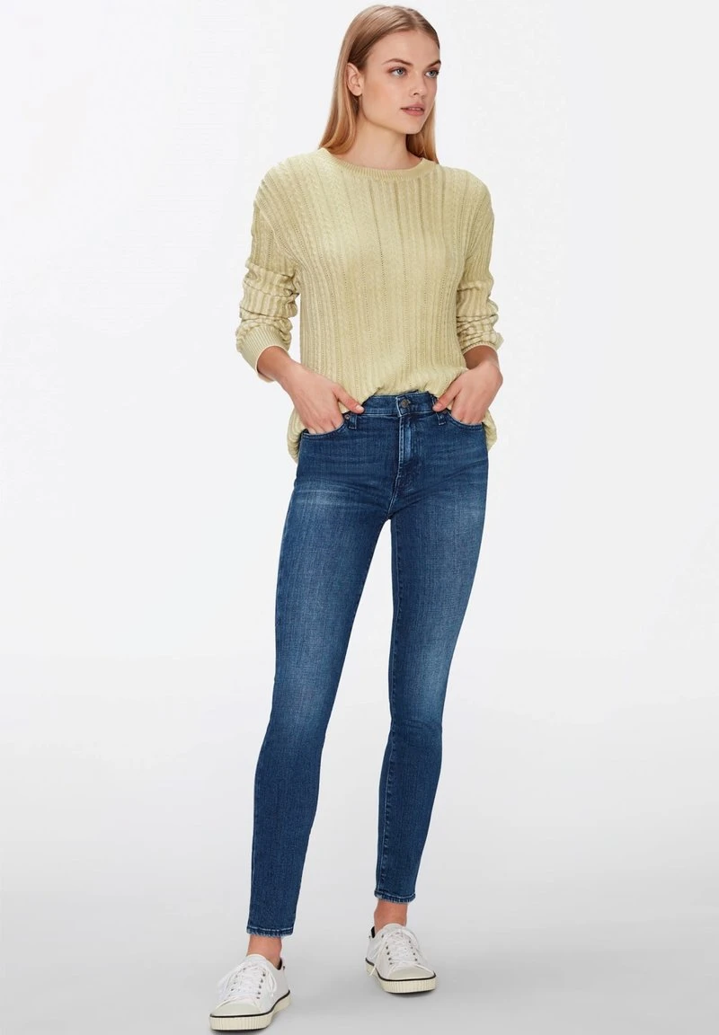 7 For All Mankind SLIILLADV - Jeans Skinny Fit - Mid Blue 4 7 For All Mankind SLIILLADV - Jeans Skinny Fit - Mid Blue – Bild 2