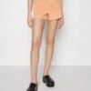 7 For All Mankind EASY RUBY COLMAN - Jeans Shorts - Orange -7 For All Mankind f7d56615bb81457aadea6464221e0767