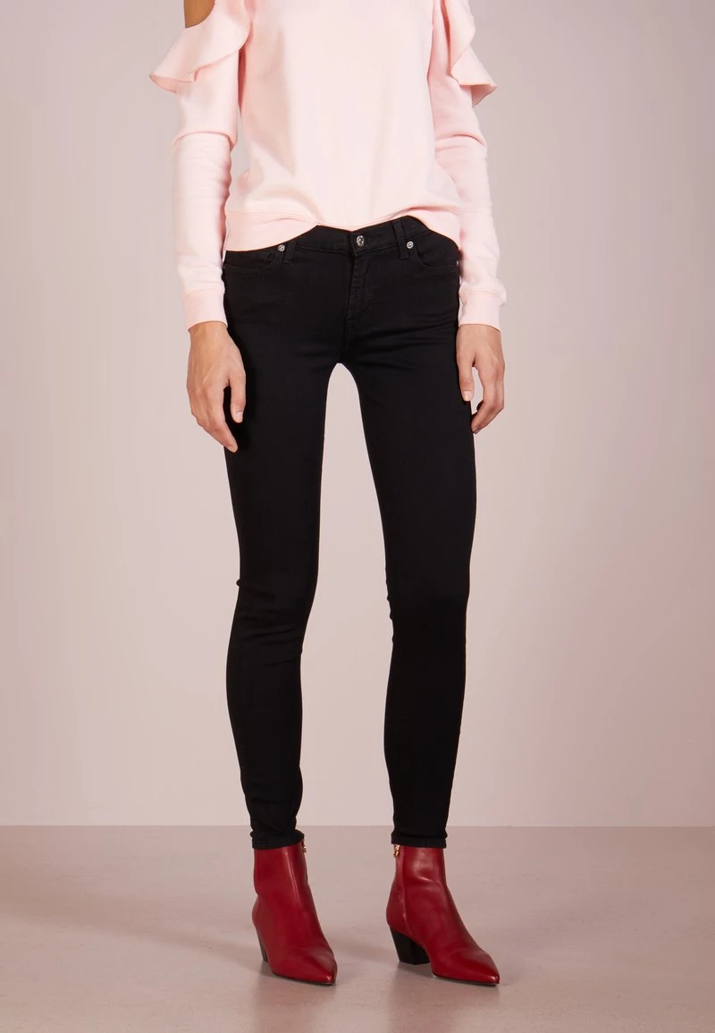 7 For All Mankind CROP - Jeans Skinny Fit - Bair Rinsed Black 3 7 For All Mankind CROP - Jeans Skinny Fit - Bair Rinsed Black