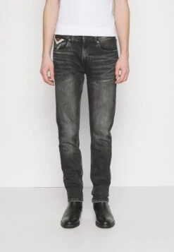 7 For All Mankind SLIMMY TAPERED - Jeans Tapered Fit - Black